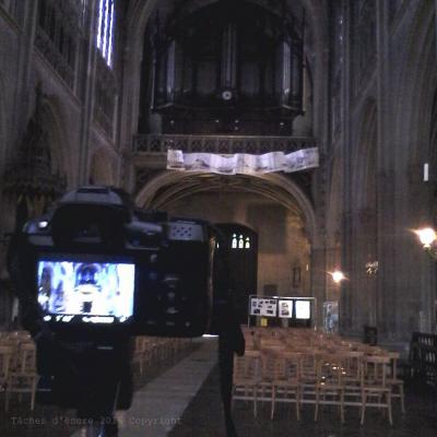 Installation à l'église St Bernard 