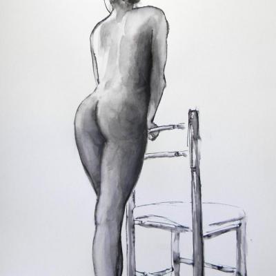 Bella de espalda