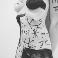 Ritual of bodypainting