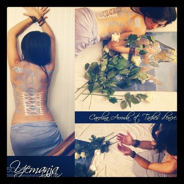 Ritual of bodypainting 