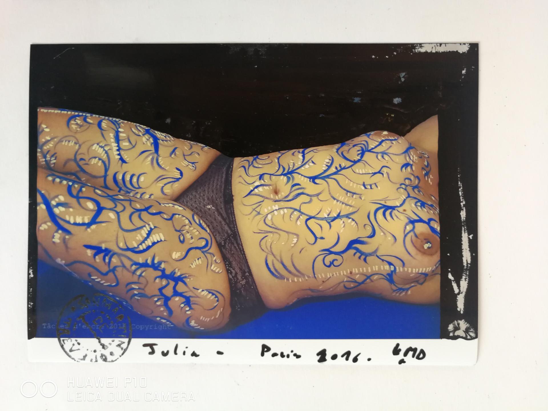 Inked body art photoshoot