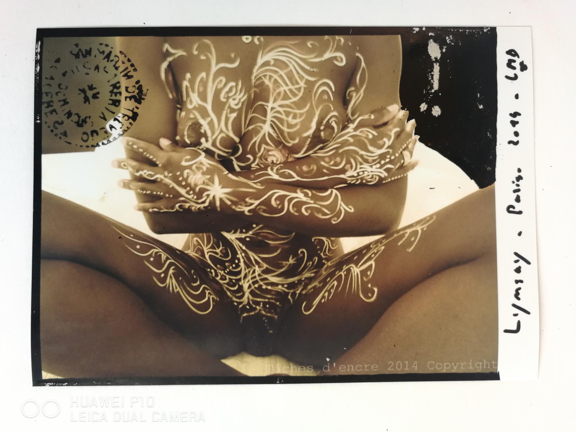 Inked body art photoshoot