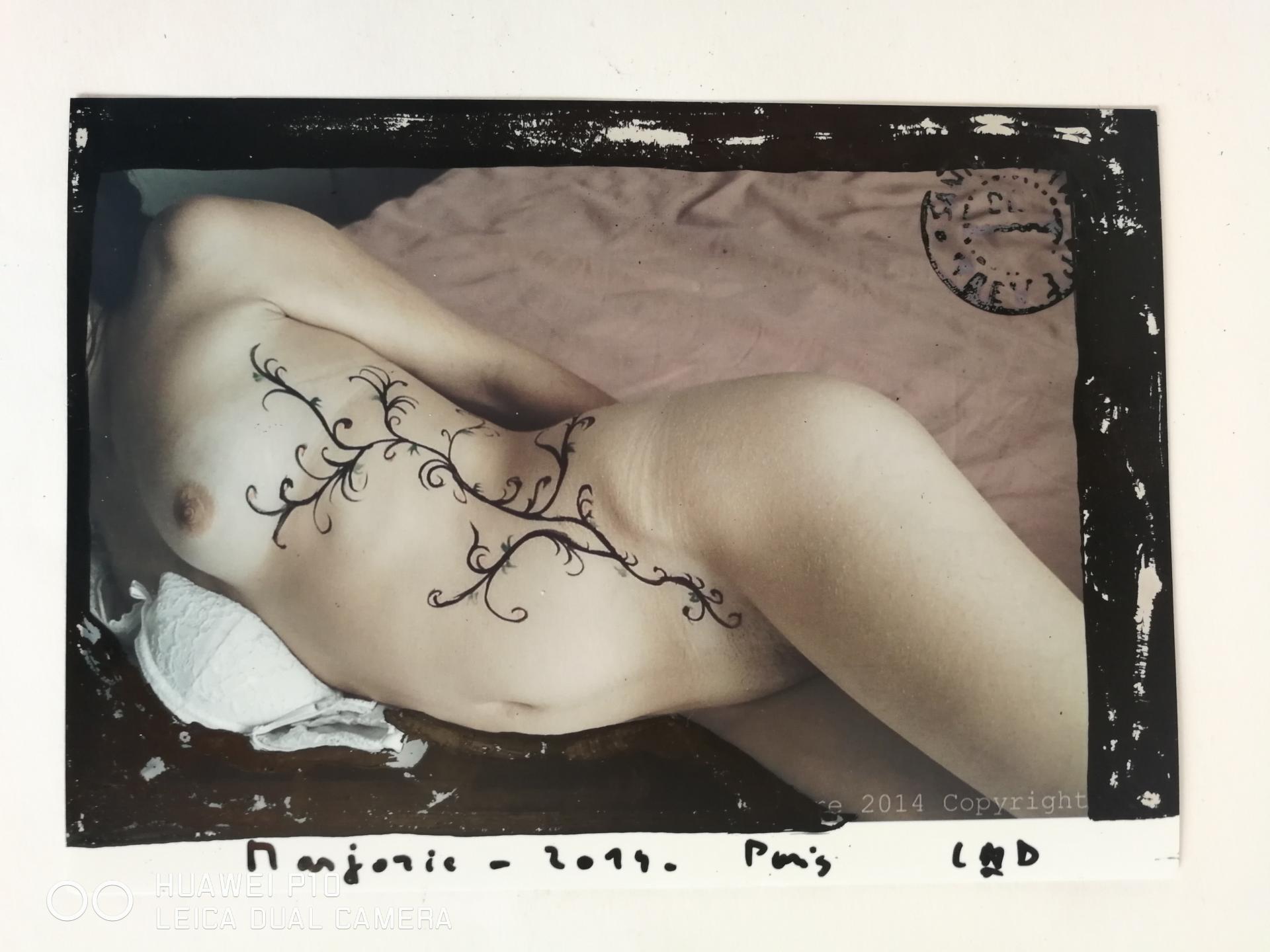 Inked body art photoshoot