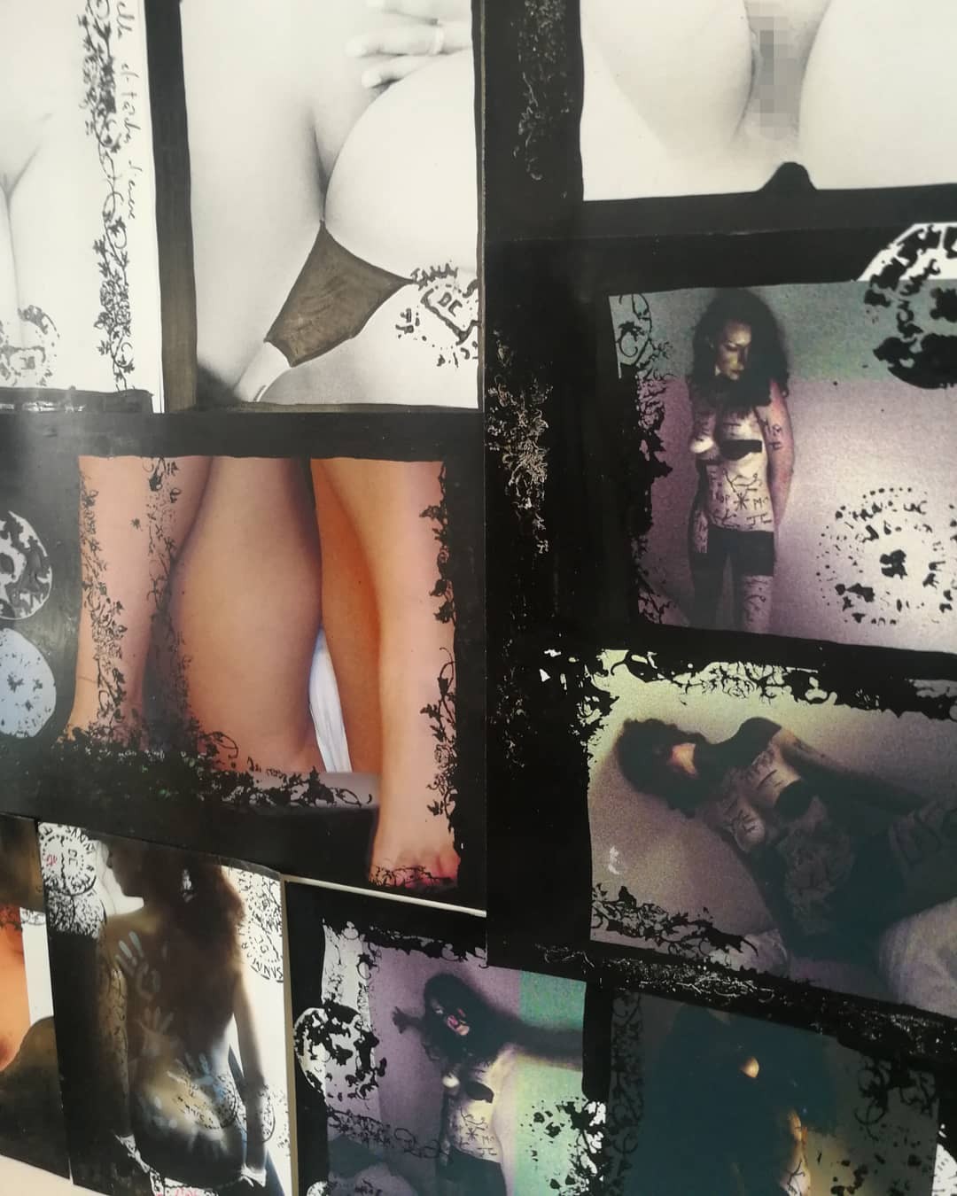 Inked body art photoshoot