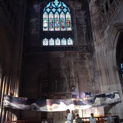 Installation à l'église St Bernard, Paris 18e