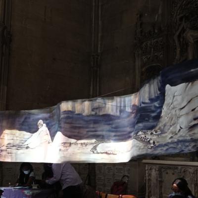 Installation à l'église St Bernard, Paris 18e