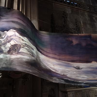 Installation à l'église St Bernard, Paris 18e