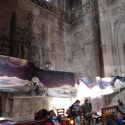 Installation à l'église St Bernard, Paris 18e