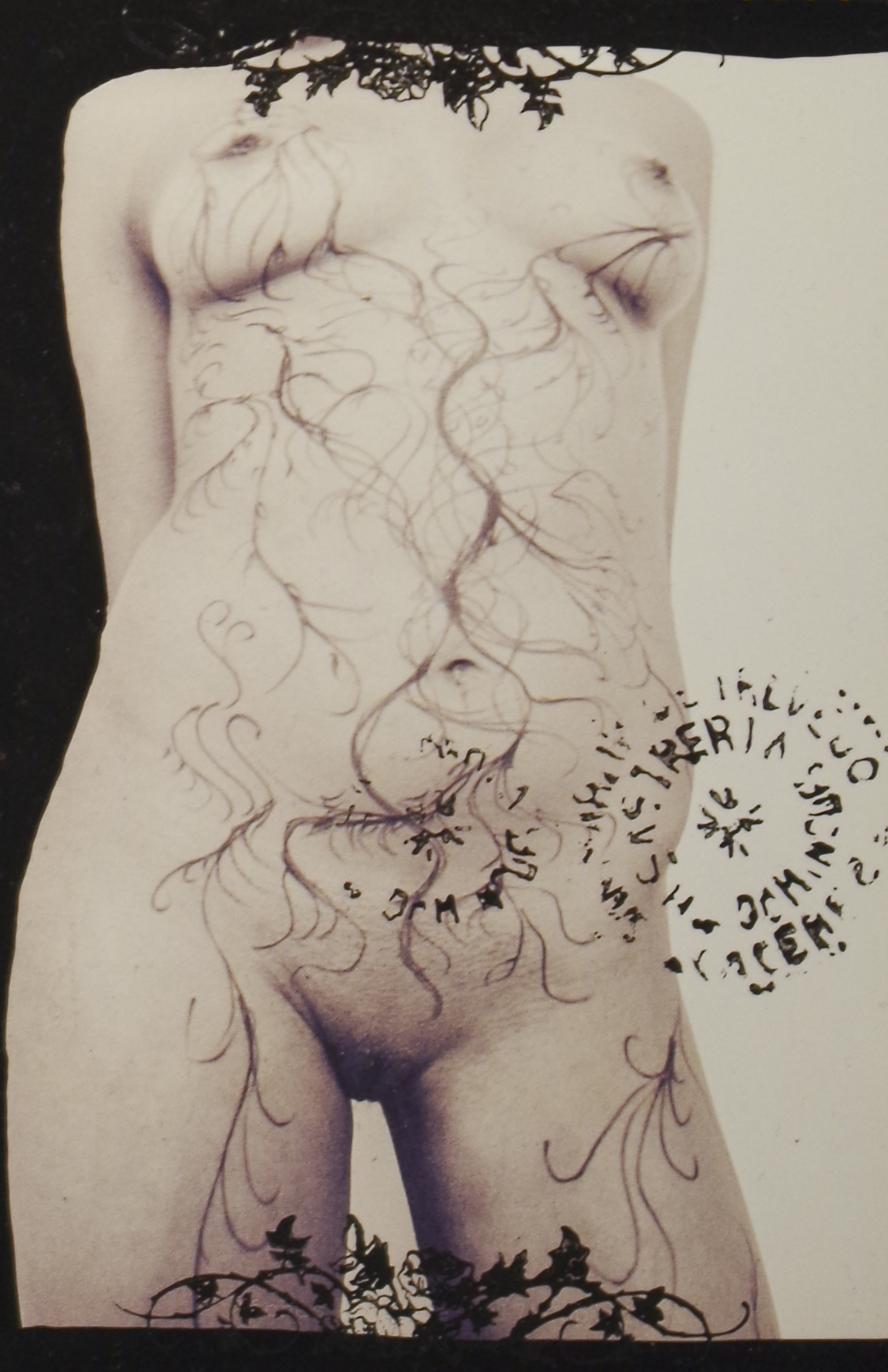 Inked body art photoshoot