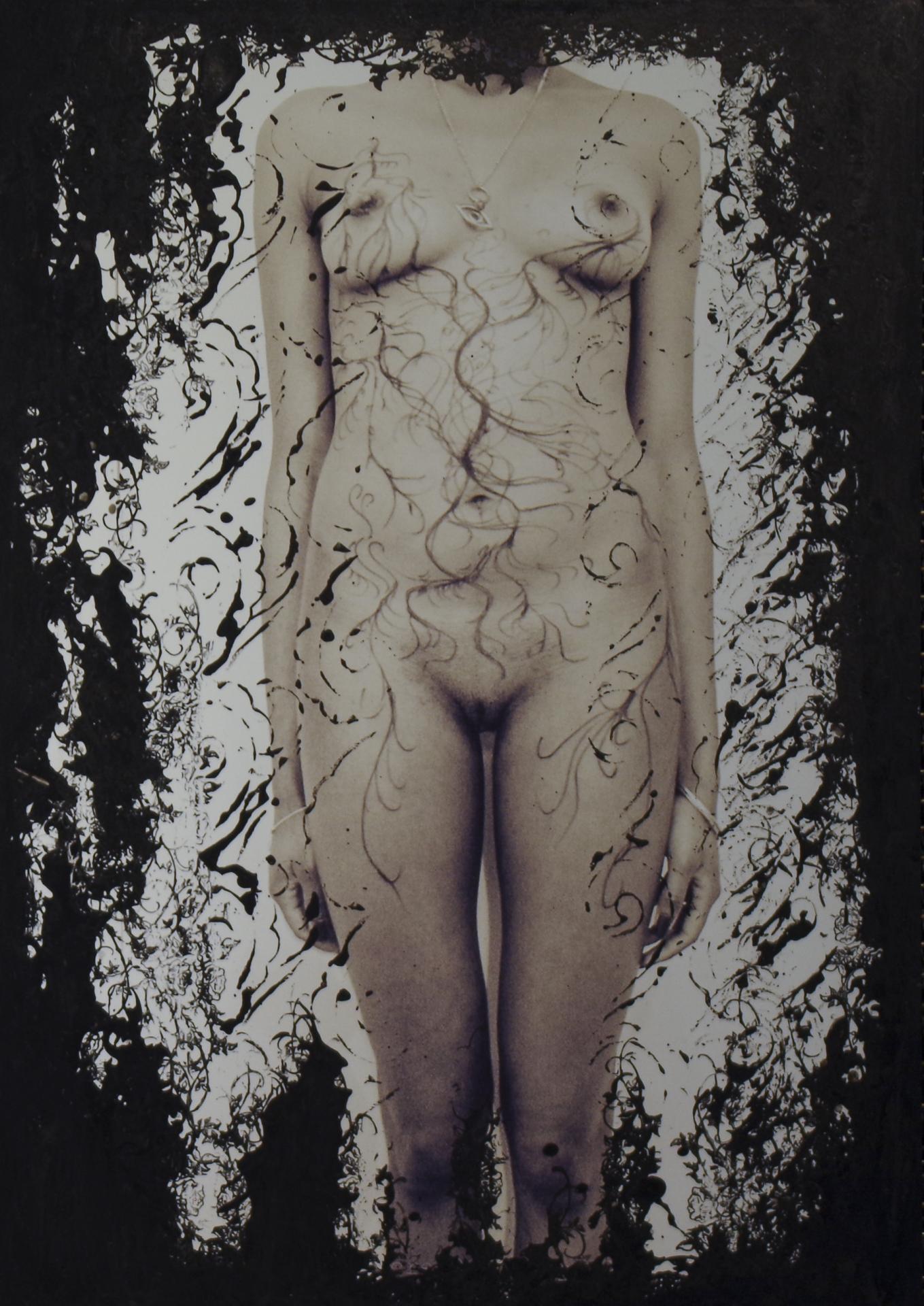 Inked body art photoshoot