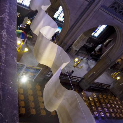 Installation à l'église St Bernard 