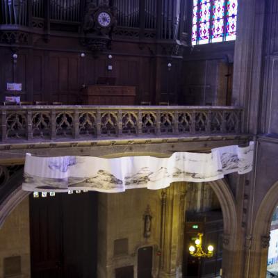 Installation à l'église St Bernard 
