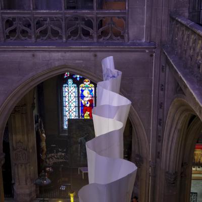 Installation à l'église St Bernard 